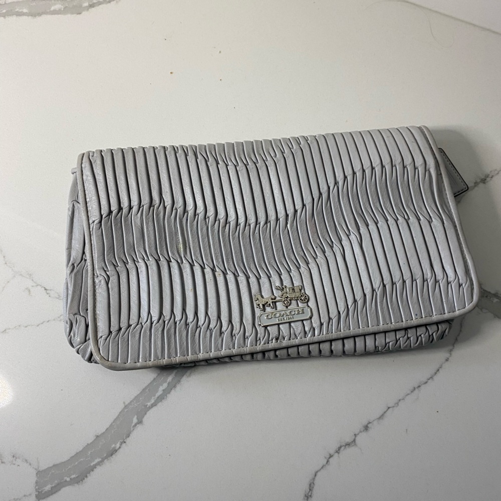 Coach Madison Sophia Blue Clutch For Sale